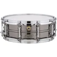 Ludwig Black Beauty Snare LB416KT, 14"x5", Hammered, Tube Lugs - Snare drum
