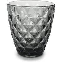Salt & pepper Waterglas Prisma Grijs 220 ml (Set van 4)