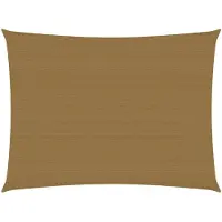 vidaXL Zonnezeil 160 g/m² 2,5x4 m HDPE taupe