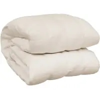 vidaXL Verzwaringsdeken 220x240 cm 11 kg stof lichtcrèmekleurig
