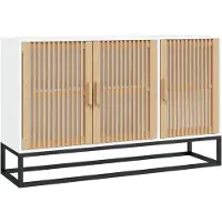 vidaXL Dressoir, wit, 105x30x65 cm, houtvezel