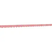 vidaXL Vervangingsdoek voor luifelrok gestreept 500 cm rood en wit