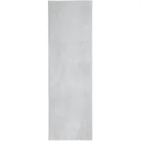 vidaXL Vloerkleed HUARTE laagpolig zacht wasbaar 80x250 cm grijs