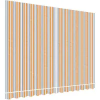 vidaXL Vervangingsdoek voor luifel 350x250 cm polyester meerkleurig