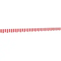 vidaXL Markiesdoek, gestreept rood en wit, 380x20 cm