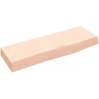 vidaXL Wandschap 60x20x6 cm onbehandeld massief eikenhout