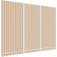 vidaXL Vervangingsdoek voor luifel 450x300 cm polyester meerkleurig