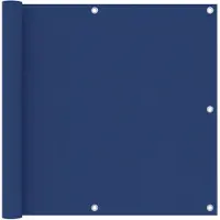 vidaXL Balkonscherm 90x300 cm oxford stof blauw