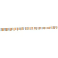 vidaXL Markiezenluifel, meerkleurig gestreept, 430x20 cm