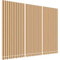 vidaXL Vervangingsdoek voor luifel 500x350 cm polyester oranje en zwart
