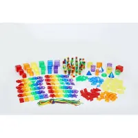 TickiT Puzzelset voor wiskunde in de vroege leerjaren, geschikt voor kinderen van 3 jaar en ouder, gemaakt van acryl, transparant, meerkleurig