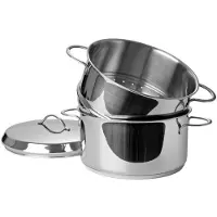 EuroCuisine Stomerset 20cm RVS Zilver zilver RVS Pan