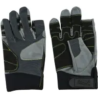 Lalizas Zeil handschoenen Amara leer met 2 korte vingers