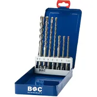 Bohrcraft Hamerborenset 4-X SDS-Plus met 4 HM snijkanten 7-delig