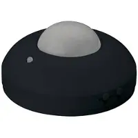 BES LED Bewegingssensor - Opbouw Rond - Mat Zwart Kunststof - 360° 6m