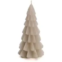 Rustik Lys - Kaars - Kerstboom - Linnen - Klein - 6.3x12 cm