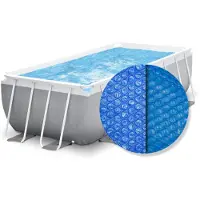 Intex solar cover rechthoekig - 400 x 200 cm (zeilmaat 378 x 186) - Blauw