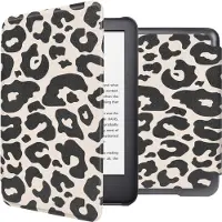 IMoshion Design Slim Hard Case Bookcase voor de Amazon Kindle (2024) / Amazon Kindle (2022) 11th gen - Leopard