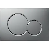 Geberit Sigma 01 urinoir bedieningsplaat pneumatisch Mat Chroom