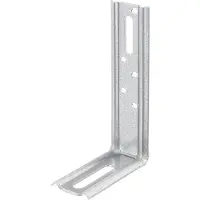 Alberts 866266 stelhoek | 90°-hoek, ingeperst, met sleufgat | sendzimir verzinkt | 70 x 120 x 30 mm | set van 25