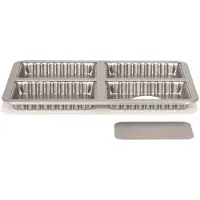 Patisse Mini Quichevorm Silver Top Losse Bodem - 4 stuks