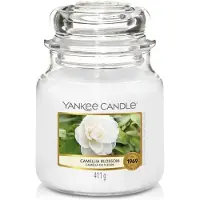 Yankee candle Geurstokjes Geurkaarsen Camellia Blossom Classic Medium Glass