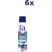 Fa 6x Deospray – Urban Wonders Frisse Zeelucht 150 ml
