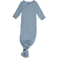 Lodger Hopper - Newborn Slaapzak - Blauw - 0.3 TOG - 62cm - Biologisch Katoen - Hydrofiel - Slaapzak baby