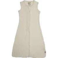 Lodger Hopper - Hydrofiele Slaapzak Baby - Creme - 0.3 TOG - 80cm - Biologisch Katoen - Zomerslaapzak & Babyslaapzak