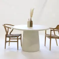 Giga Meubel Eettafel Romy Rond 120cm Beige