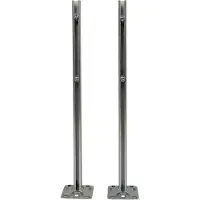 Flamco Standconsoles Standprofielen, 80cm (incl. bevestigingsmateriaal)