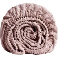 Yumeko Hoeslaken Gewassen Linnen 160x200 Roze - Eco, Bio & Fairtrade