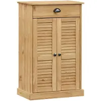 vidaXL Schoenenkast VIGO 60x35x96 cm massief grenenhout