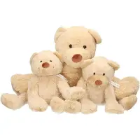 Happy horse 3x Pluche mama en kind Boogy knuffelberen 35 en 24 cm knuffels