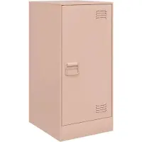 vidaXL Dressoir 34,5x39x73 cm staal roze