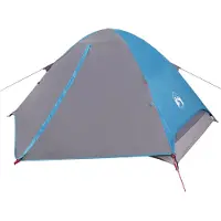 vidaXL Koepeltent 4-persoons waterdicht blauw