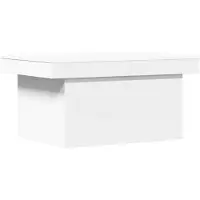vidaXL Salontafel, wit, 100x55x40 cm, houtvezel