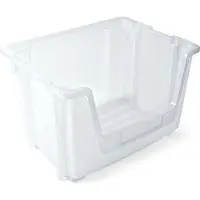 Tayg opberg bak - kist - opslag box - transparant - 50 liter