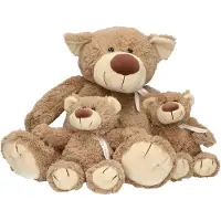 Happy horse 3x Pluche mama en kind Bella knuffelberen 40 en 22 cm knuffels