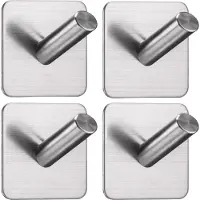 EAVY Handdoekhaakjes Zelfklevend - Set van 4 Handdoek Haakjes - Wandhaak - Handdoekhouder