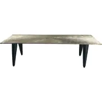 Oist Design Zeno Coffee Table - Aluminium Champagne - 40 x 120 x 31 cm