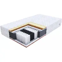 FDM SUMMER Matras 80x200 cm - Hoogte 29 cm H3 en H4 - Pocketvering Matrassen - Dubbelzijdig - 7 zones - Antiallergisch