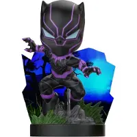 The Loyal Subjects Marvel Superama Mini Diorama Black Panther (Kinetic Energy) SDCC Exclusive 10 cm