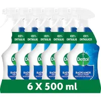 Dettol - 6 Allesreiniger Sprays - Antibacterieel - 6x Badkamer - 6x500 ml - Voordeelverpakking