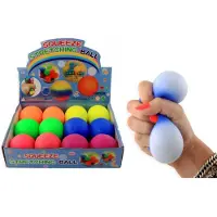 Goki Squeeze bal neon 9404 - 7 cm - set van 12