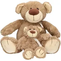 Happy horse 2x Pluche mama en kind Bella knuffelberen 40 en 22 cm knuffels