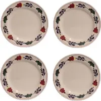 Boerenbont ontbijtborden Ø 21cm - set van 4 Stuks