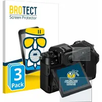 BROTECT - Screenprotector voor Fujifilm GFX100S II (Display + Schouderdisplay) - Folie Beschermfolie Beschermglas matte 3 Stuks