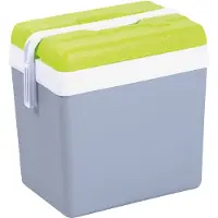 Huismerk koelbox 24 liter - Groen / Grijs