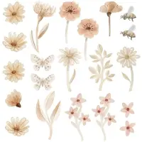 Pastelowe Love Muursticker Pastelowe Love Meadow II